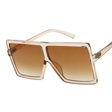 Load image into Gallery viewer, Sunglasses Square Women Sun Glasses Female Eyewear Eyeglasses Plastic Frame Clear Lens UV400 Shade Fashion Driving New