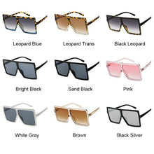 Load image into Gallery viewer, Sunglasses Square Women Sun Glasses Female Eyewear Eyeglasses Plastic Frame Clear Lens UV400 Shade Fashion Driving New