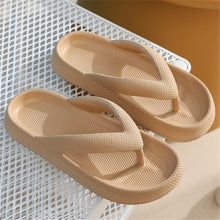 Load image into Gallery viewer, Rimocy Soft Sole Platform Flip Flops Women Clip Toe Eva Non-Slip Cloud Slippers Woman 2022 Summer Thick Bottom Bathroom Slides
