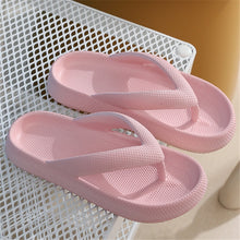 Load image into Gallery viewer, Rimocy Soft Sole Platform Flip Flops Women Clip Toe Eva Non-Slip Cloud Slippers Woman 2022 Summer Thick Bottom Bathroom Slides
