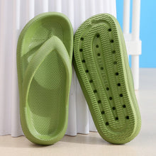 Load image into Gallery viewer, Rimocy Soft Sole Platform Flip Flops Women Clip Toe Eva Non-Slip Cloud Slippers Woman 2022 Summer Thick Bottom Bathroom Slides
