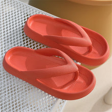 Load image into Gallery viewer, Rimocy Soft Sole Platform Flip Flops Women Clip Toe Eva Non-Slip Cloud Slippers Woman 2022 Summer Thick Bottom Bathroom Slides
