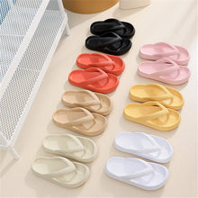 Load image into Gallery viewer, Rimocy Soft Sole Platform Flip Flops Women Clip Toe Eva Non-Slip Cloud Slippers Woman 2022 Summer Thick Bottom Bathroom Slides
